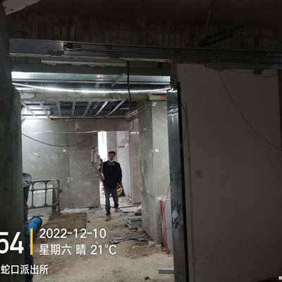 深圳蛇口派出所安裝松下自動感應(yīng)玻璃門